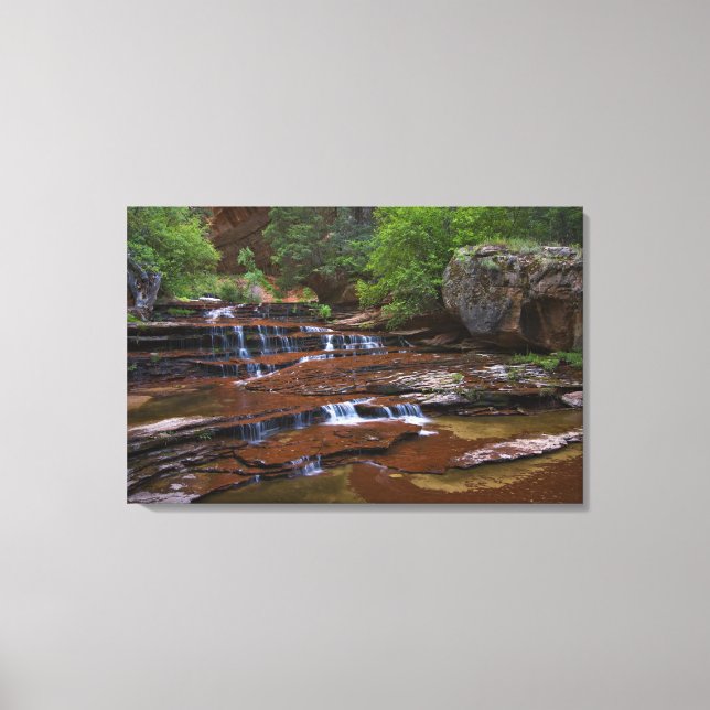 Toile USA, Utah, Zion National Park. Pittoresque à parti (Recto)