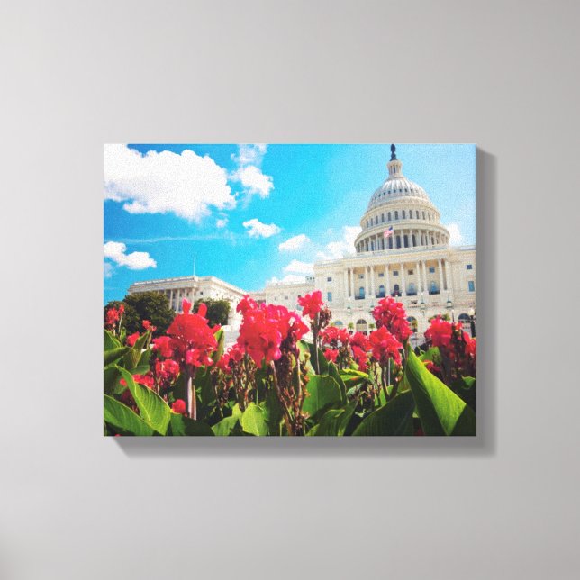 Toile USA, Washington DC, Capitol Building (Recto)