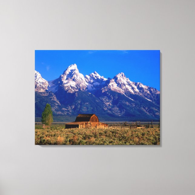 Toile USA, Wyoming, Grand Teton National Park, Matin (Recto)