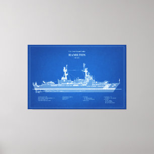 Toile USCG Cutter Hamilton whec-715 - ABD