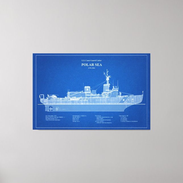 Toile USCG Cutter Polar Sea wagb-11 - ABD (Recto)