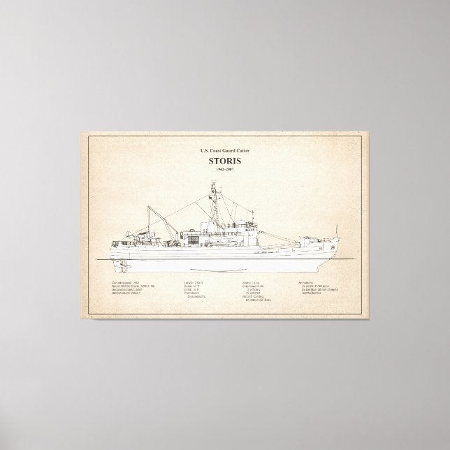 Toile USCG Cutter Storis wmec-38 - SBD (Recto)