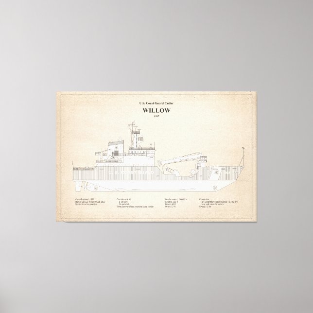Toile USCG Cutter Willow wlb-202 - SBD (Recto)