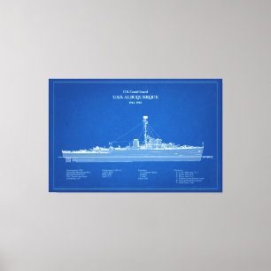Toile USCG USS Albuquerque PF-7 - ABD