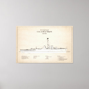 Toile USCG USS Albuquerque PF-7 - SBD
