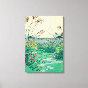 Toile Utagawa Hiroshige - Plaine d'Otsuki dans la provin