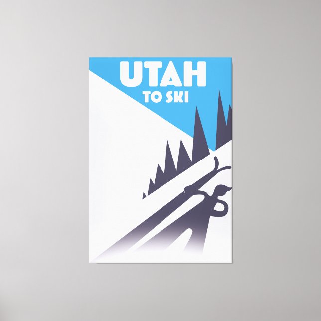 Toile Utah Pour Skier (Recto)