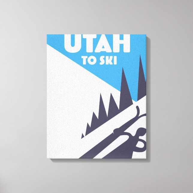 Toile Utah Pour Skier (Recto)