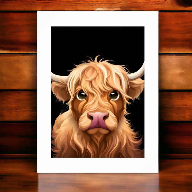 Toile Vache des Hautes Terres (Créateur téléchargé)