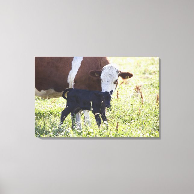 Toile Vache et veau (Recto)