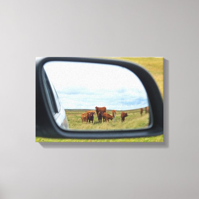 Toile Vaches dans le miroir (Recto)