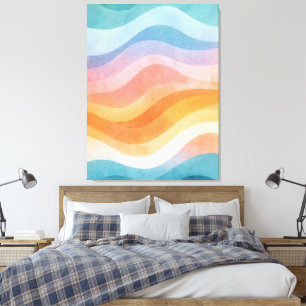 Toile Vague Abstrait Minimaliste Moderne • Art
