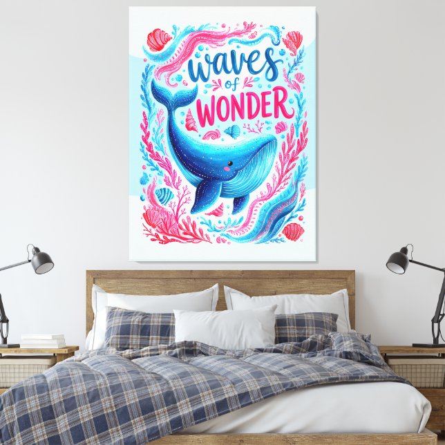 Toile Vagues de Merveilles (Insitu(Chambre))