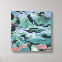 Vagues En Harmonie Acrylique Pour L'Art Abstrait