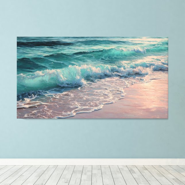 Toile Vagues géniales  (Insitu (Plancher de Bois))