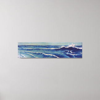 Toile Vagues Hatō Zu - Uehara Konen. Bois japonais