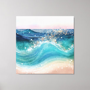 Toile Vagues océaniques