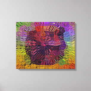 Toile Vagues rayonnantes