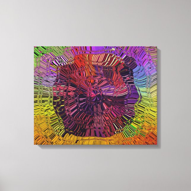 Toile Vagues rayonnantes (Recto)