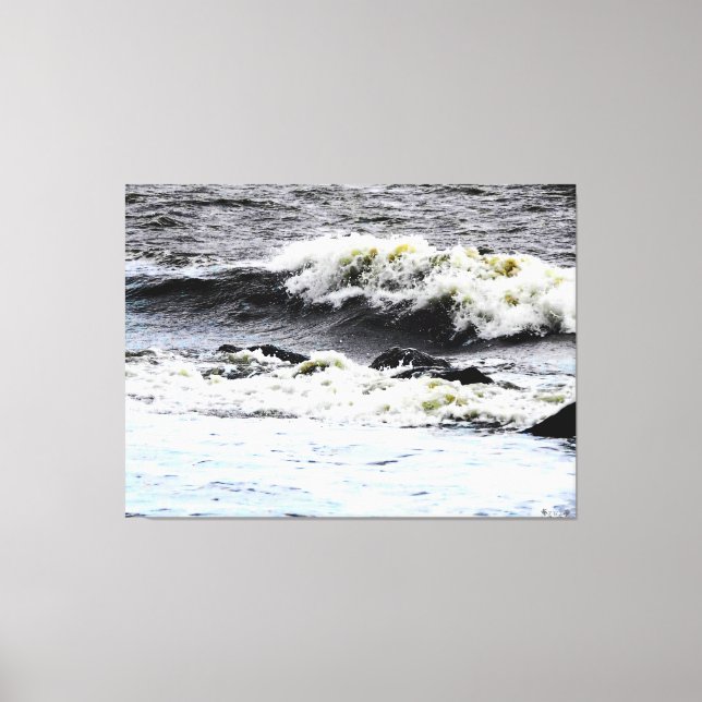 Toile Vagues se brisant (Recto)