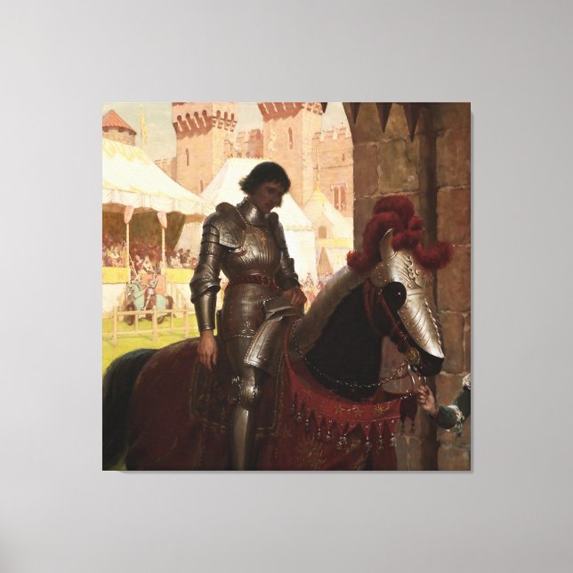 Toile « Vaincu » par Edmund Blair Leighton (Recto)