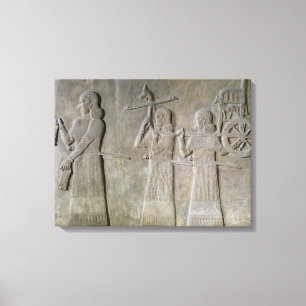 Toile Vaisseaux à boire et le char royal