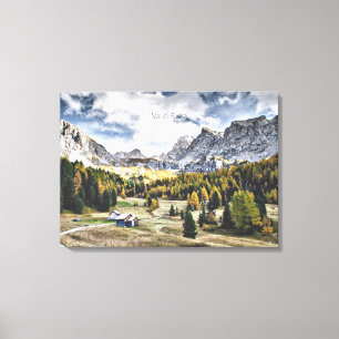 Toile Val di Fassa, Trentin, Italie