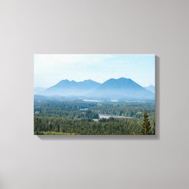 Toile Vallée brumeuse à Tofino - Colombie-Britannique, C (Recto)