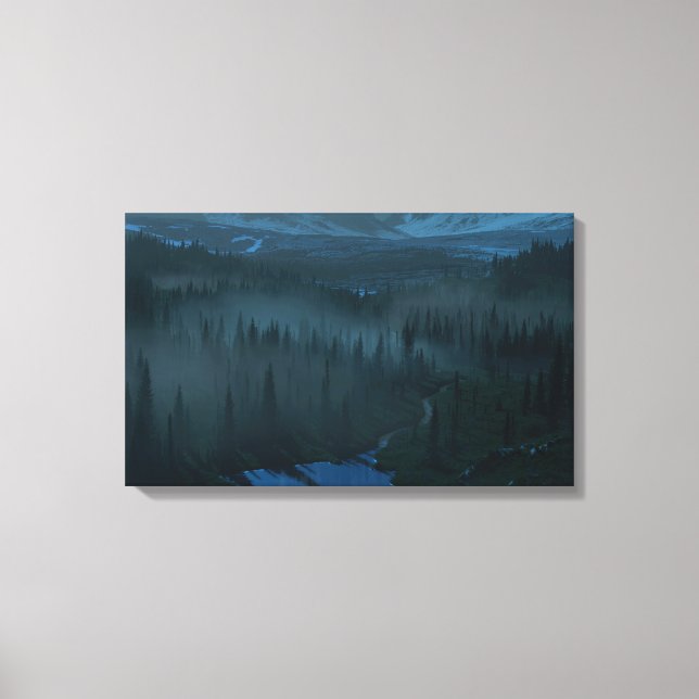 Toile Vallée des Glaciers (Lune) (Recto)