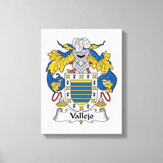 Toile Vallejo Family Crest (Recto)