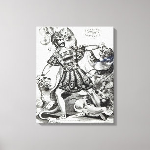 Toile Van Amburgh le Brute Tamer, 1838