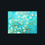 Toile Van Gogh Almond Blossoms<br><div class="desc">"van gogh",  vincent,  "fleurs d'amandes",  fleurs,  célèbres,  peinture,  vintage,  art,  floral,  bleu</div>