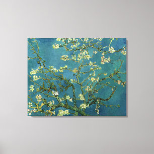 Toile Van Gogh Almond Fleurit Sur Un Tissu
