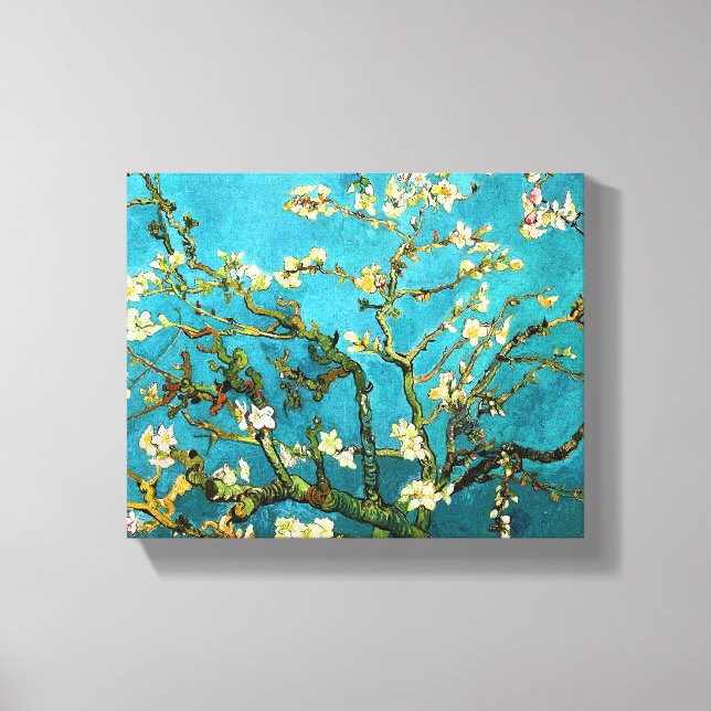 Toile Van Gogh Art Art Art Aramier en fleurs (Recto)