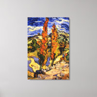 Van Gogh - Deux peupliers sur une colline