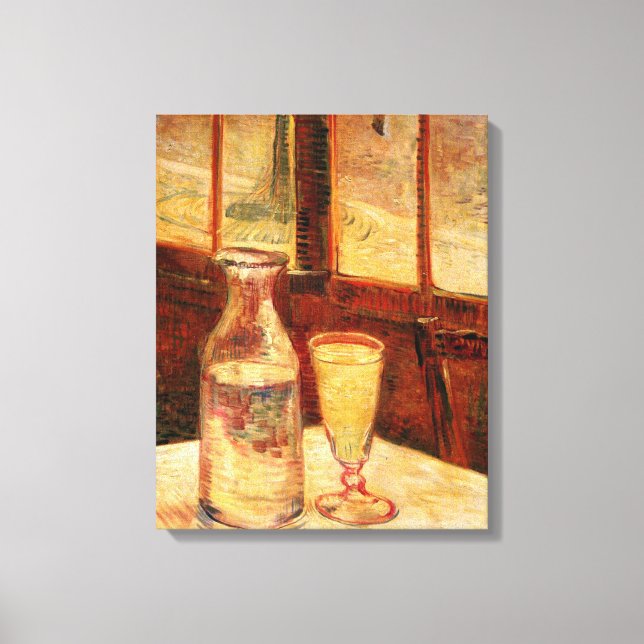 Toile Van Gogh - La vie morte avec Absinthe (Recto)