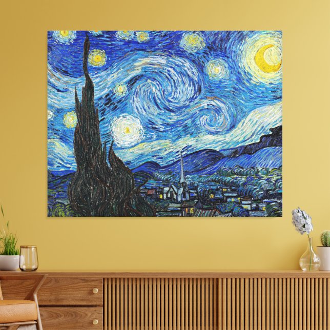 Toile Van Gogh - Nuit étoilée (Insitu(Salon))