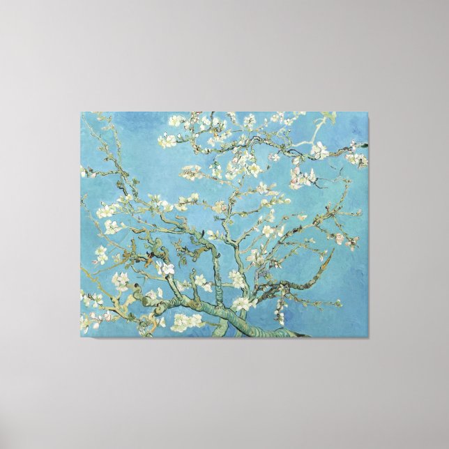Toile Van Gogh Painage en fleurs aux amandes (Recto)