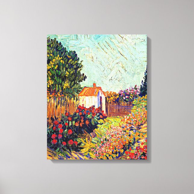 Toile Van Gogh - Paysage, célèbre peinture d'art (Recto)