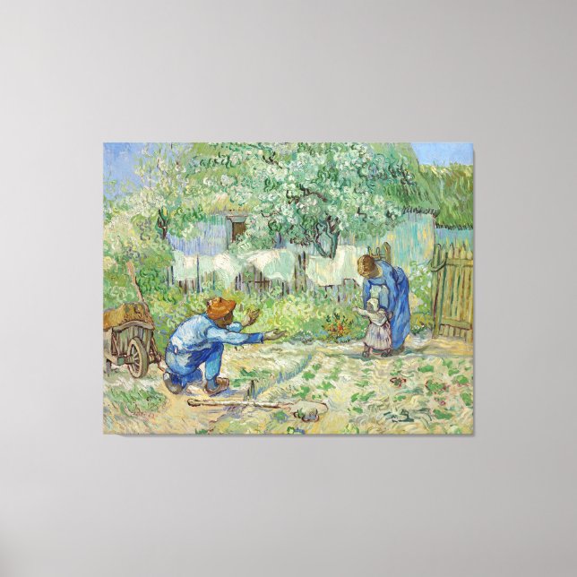 Toile Van Gogh Peinture des premières étapes (Recto)