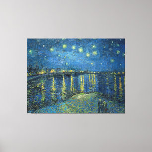 Toile Van Gogh Starry Night Rhone Peinture
