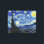 Toile Van Gogh Starry Peinture nocturne<br><div class="desc">Vincent Van Gogh (30 mars 1853 - 29 juillet 1890) était un peintre postimpressionniste hollandais influent. Ce tableau est Starry Night.</div>