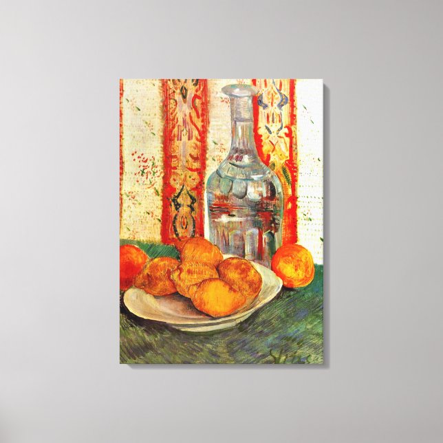 Toile Van Gogh - Vie morte avec Fruit de Decanter & Citr (Recto)