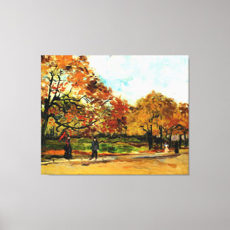 Toile Van Gogh - Vue d'un parc à Paris, oeuvres d'art cé
