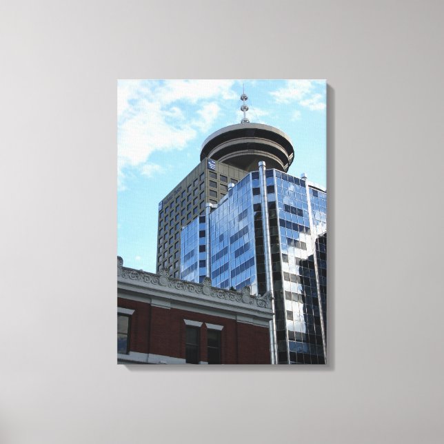 Toile Vancouver Art Print Vancouver Gastown Art Canvas (Recto)