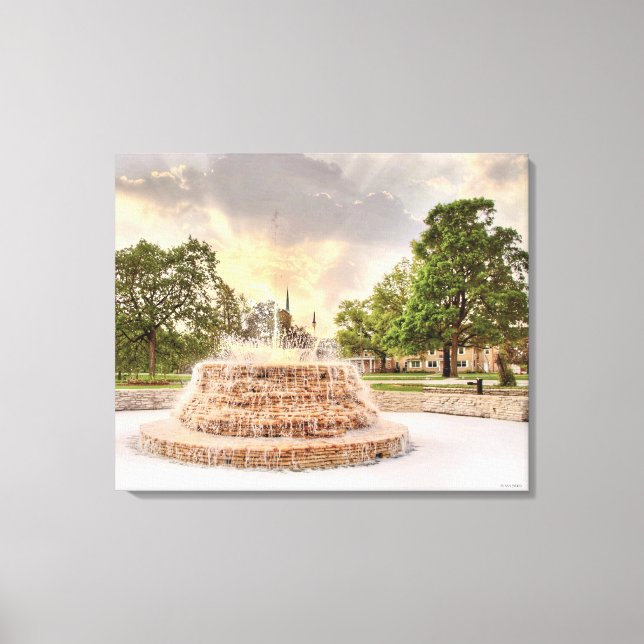Toile Vander Veer Park Davenport Iowa Canvas (Recto)