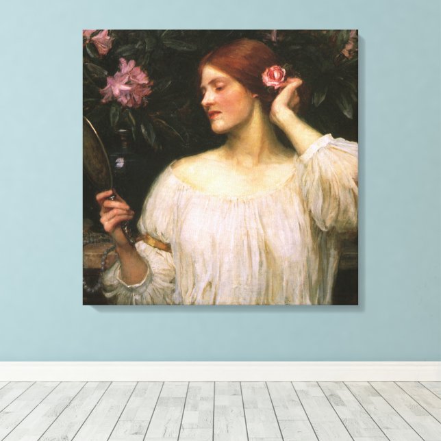 Toile Vanité par John William Waterhouse (Insitu (Plancher de Bois))
