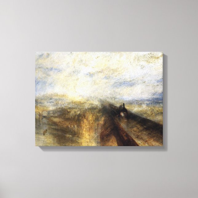 Toile Vapeur De Pluie Et Vitesse De JMW Turner (Recto)