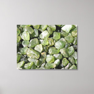 Toile Variété d'Olivine de Peridot