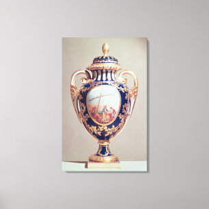 Toile Vase à Sevres, moitié du 18ème siècle